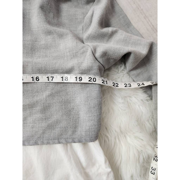 Zara Trafaluc Womens Cropped Sweater Gray White Long Sleeve Mock Neck‎ Layered M - Picture 3 of 6